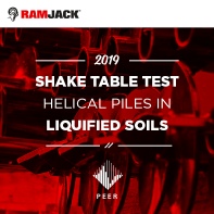 Ram Jack Seismic Shake Table Soils Liquefaction Testing 